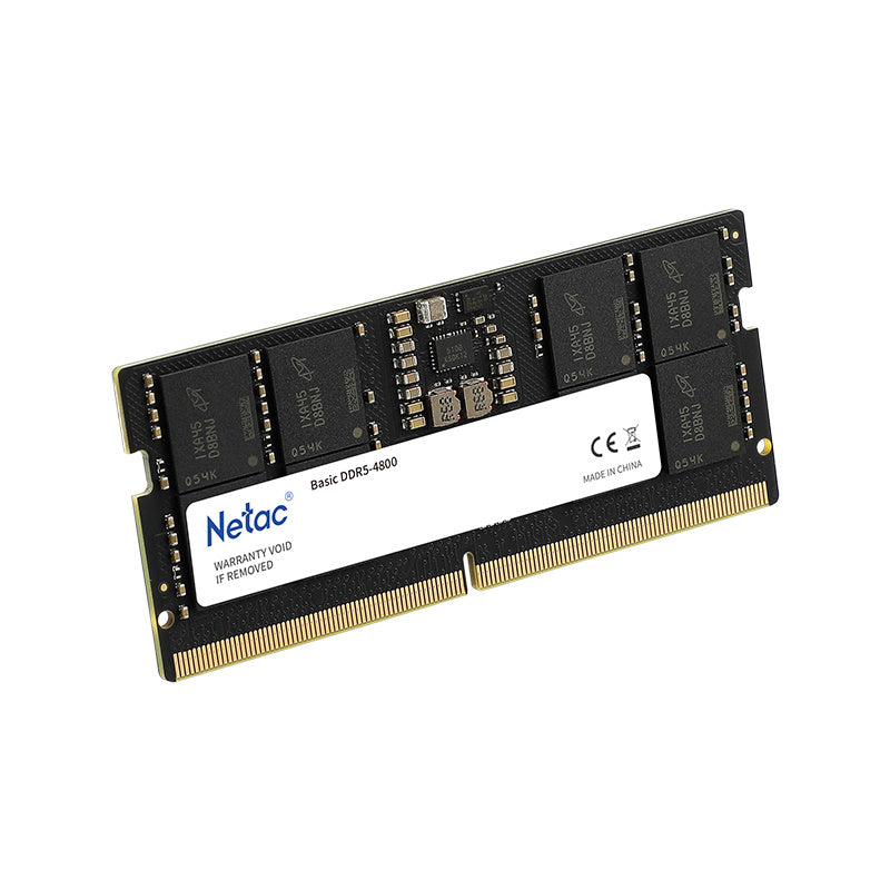 Netac DDR5 SODIMM 16GB Basic SO DDR5-4800 262-Pin Memory NTBSD5N48SP-16