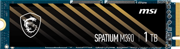 MSI 1TB SPATIUM M390 PCIe Gen3x4 M.2 2280 NVMe SSD HD-M3901T