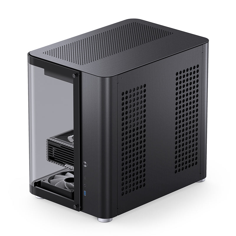 JONSBO TK-2 Black Black column-less side-transparent panoramic ATX Case 