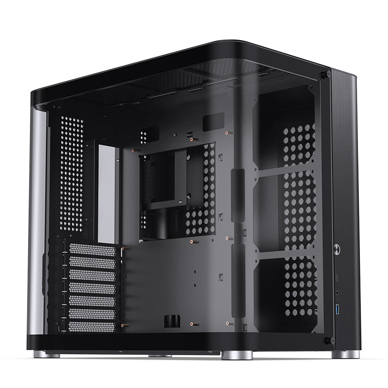 JONSBO TK-2 Black Black column-less side-transparent panoramic ATX Case 