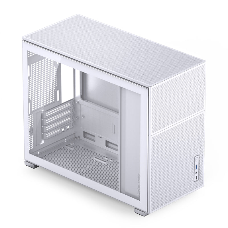 JONSBO D31 MESH White White Tempered Glass ATX Case 