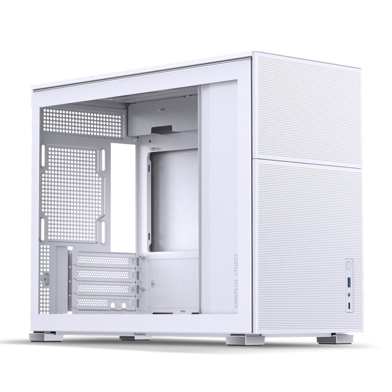 JONSBO D31 MESH White White Tempered Glass ATX Case 