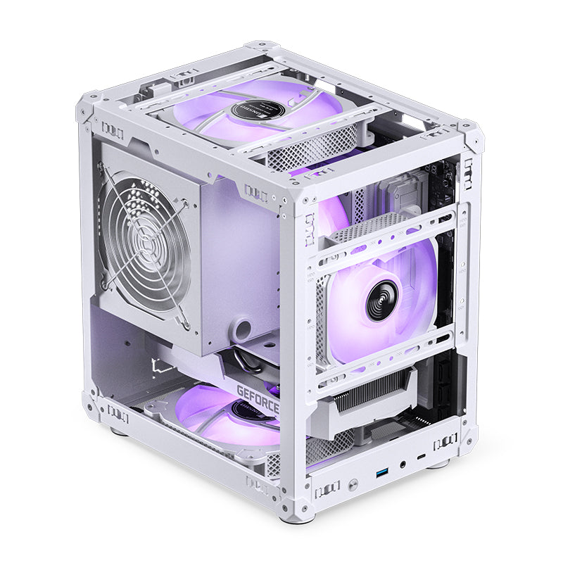 JONSBO C6 White White Mini-ITX Case 