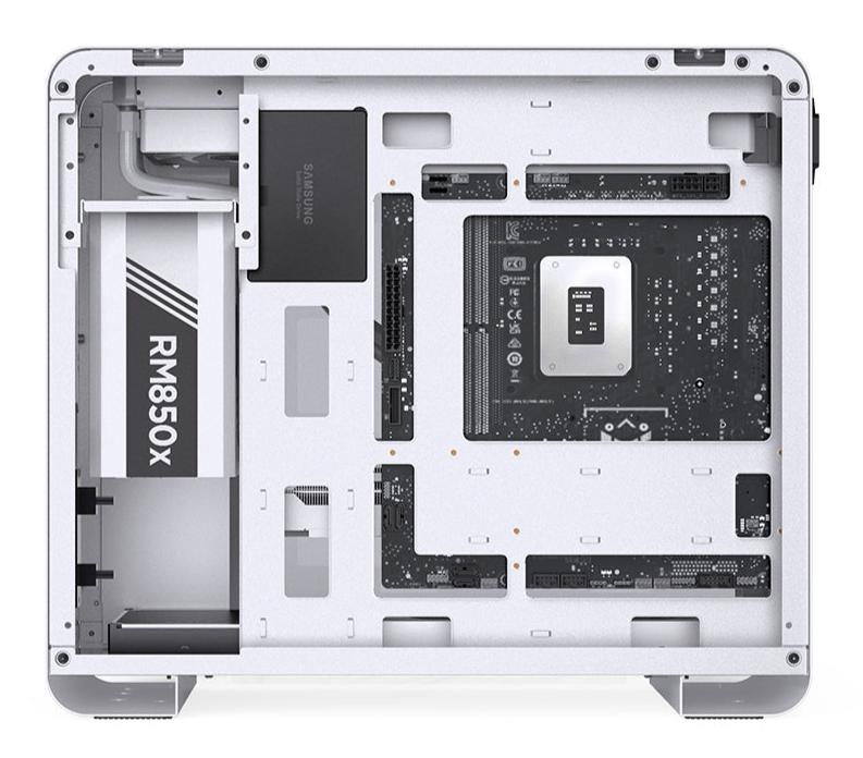 JONSBO U4 Mini White 白色 Tempered Glass Micro-ATX Case 支援背插式主機板