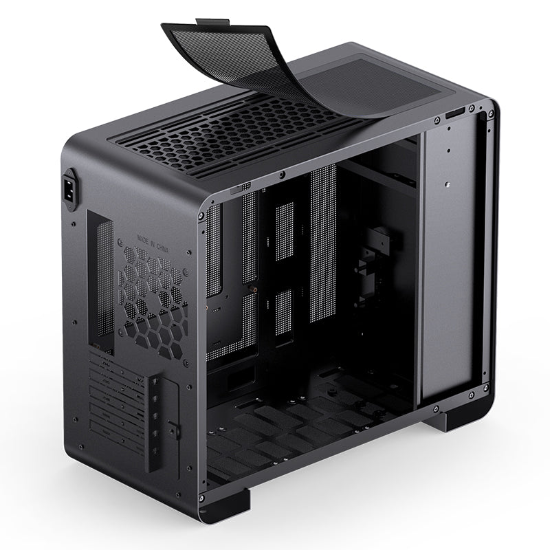 JONSBO U4 Mini Black 黑色 Tempered Glass Micro-ATX Case 支援背插式主機板