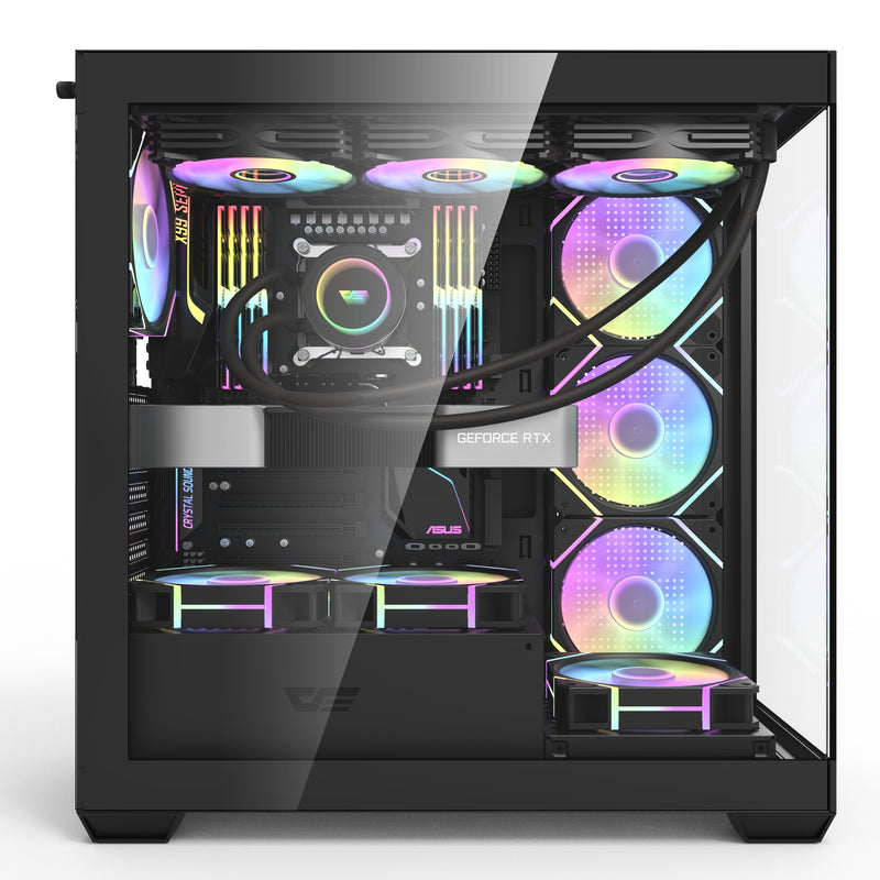 darkFlash DS900 Black 黑色 無中柱全景 ATX Case 不含風扇 (CA-DS900GB)