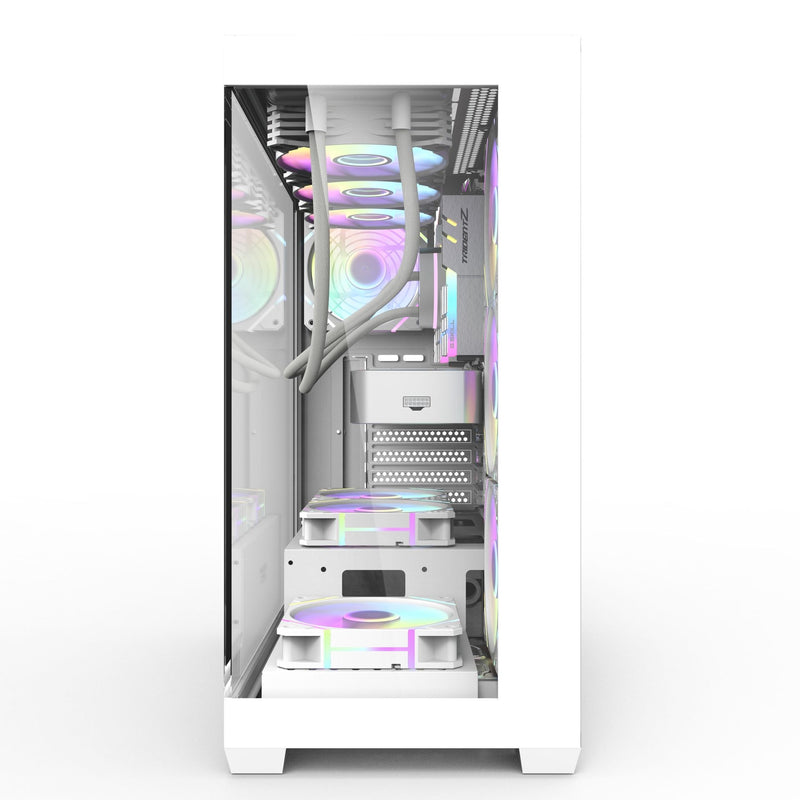 darkFlash DS900 White 白色 無中柱全景 ATX Case 不含風扇 (CA-DS900GW)