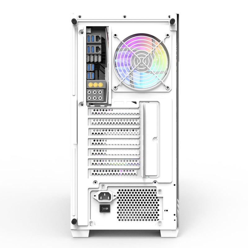 darkFlash DS900 White 白色 無中柱全景 ATX Case 不含風扇 (CA-DS900GW)