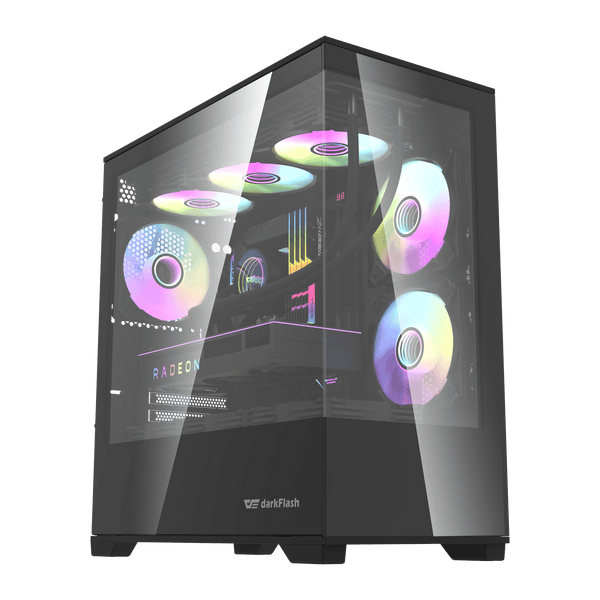 darkFlash DK415P Black 黑色 Micro-ATX Case 不含風扇 (CA-DK415PB)