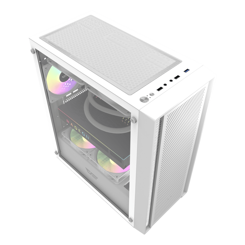 darkFlash DK353MINI White 白色 Micro-ATX Case 不含風扇 (CA-DK353MW)