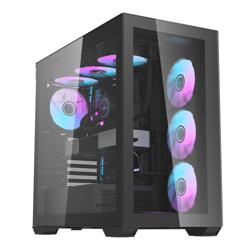 darkFlash DLX4000 Glass Black 黑色 E-ATX Case 不含風扇 (CA-DLX40GB)