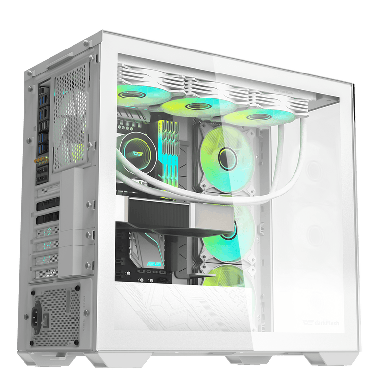 darkFlash DLX4000 Glass White 白色 E-ATX Case 不含風扇 (CA-DLX40GW)