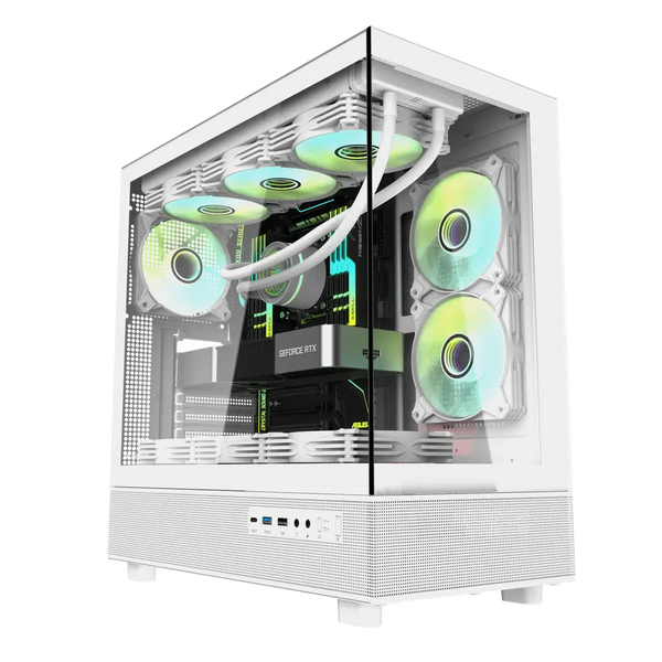 darkFlash DPX90 ATX Case White 白色 (附3把ARGB風扇) CA-DPX90W