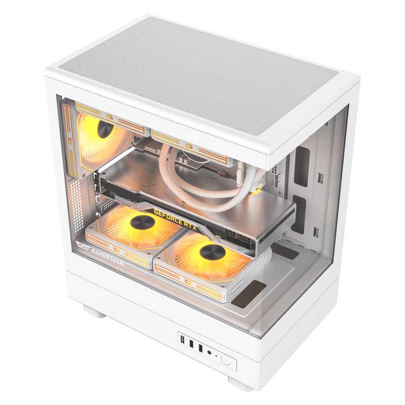 darkFlash DB330M White 白色 Micro-ATX Case (CA-DB330MW)