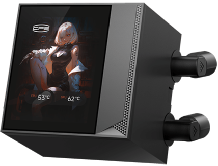 PCCOOLER DC360 Pro ARGB 2.4" IPS Display Black 黑色 360mm Liquid CPU Cooler