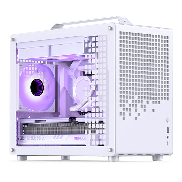 JONSPLUS Z20 White White Micro-ATX Case