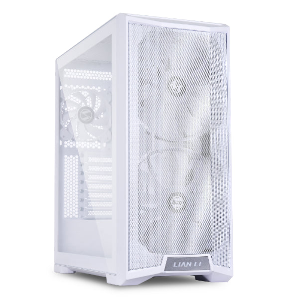 LIAN LI LANCOOL 215W White White Tempered Glass ATX Case 