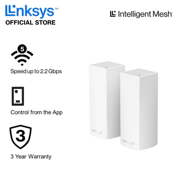 Linksys Velop WHW0302 AC4400 2PK (3 years)