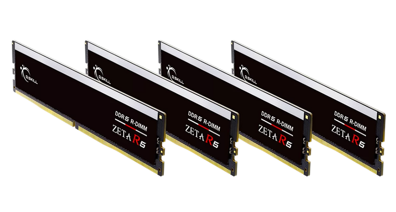 G.SKILL 64GB Kit (4x16GB) ZETA R5 DDR5 R-DIMM F5-6400R3239G16GQ4-ZR5K DDR5 6400MHz ECC Registered Memory
