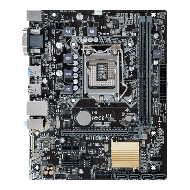 ASUS H110M-K DDR4 LGA 1151 mATX Motherboard 