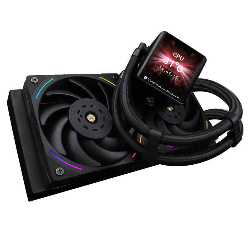 Thermalright Frozen Vision 240 BLACK 黑色 ARGB w/2.88IPS Screen 240mm Liquid CPU Cooler