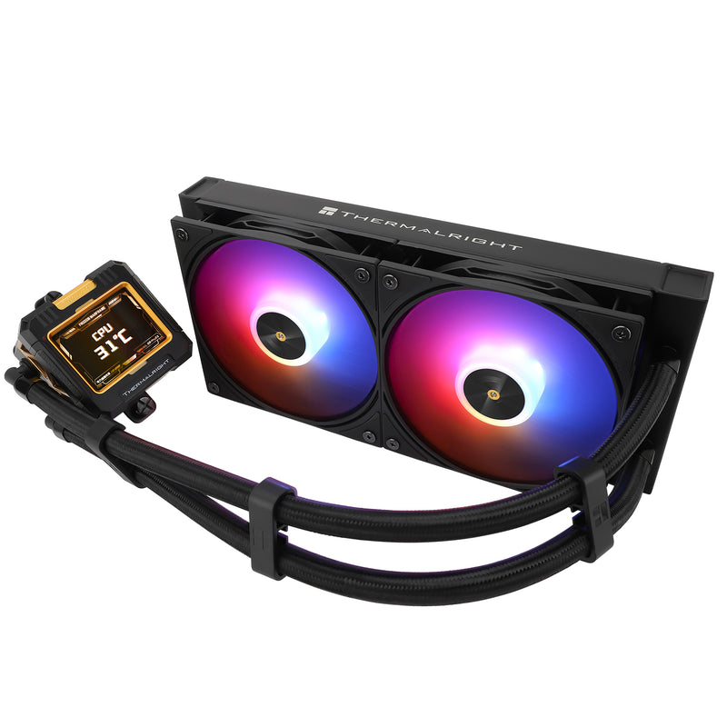 Thermalright Frozen Warframe 240 BLACK 黑色 ARGB 240mm Liquid CPU Cooler