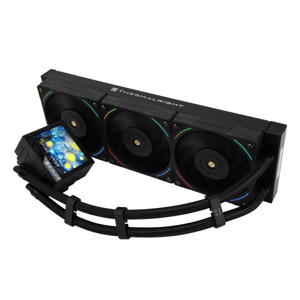 Thermalright Mjolnir Vision 360 BLACK 黑色 ARGB w/3.5" IPS Screen 360mm Liquid CPU Cooler