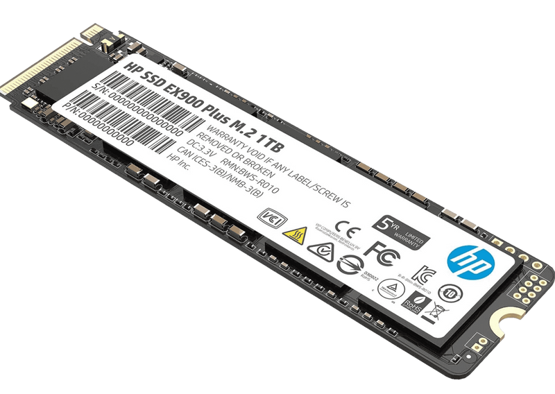 HP 1TB EX900 Plus NVMe M.2 PCIe 3x4 SSD (HD-HEX901T)