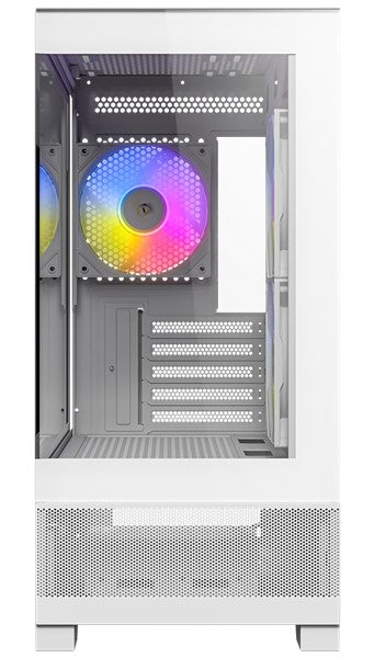 ANTEC CX500M ARGB White 白色 無立柱全景 MATX Case *內附3把ARGB風扇