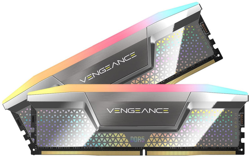 CORSAIR 48GB Kit (2x24GB) VENGEANCE RGB CUDIMM CMHC48GX5M2X8000C38 DDR5 8000MHz Memory