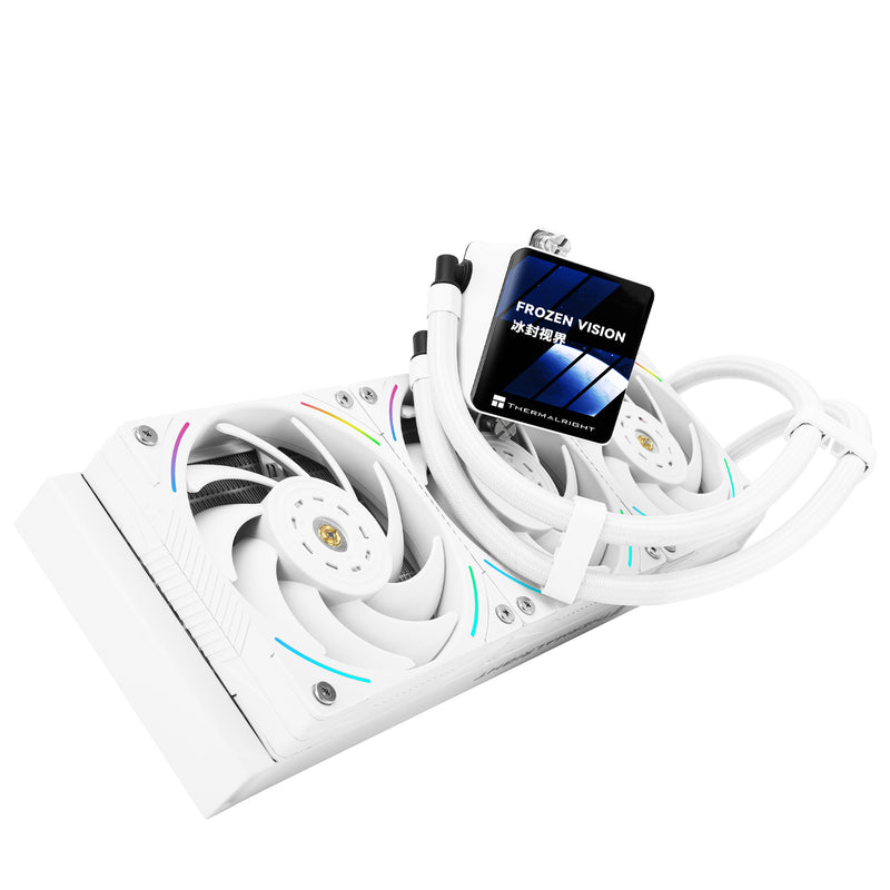 Thermalright Frozen Vision 360 WHITE 白色 ARGB w/2.88IPS Screen 360mm Liquid CPU Cooler