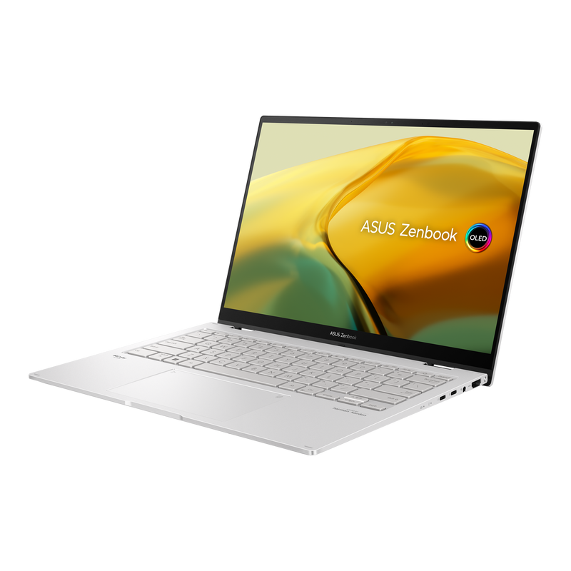 ASUS ZenBook 14 Flip - Silver / 14 Touch / 3K 2880x1800,OLED / i7-1360P / 16G / 1TB SSD / W11H (2年保養) - UP3404VA-OLED-S7009WTS