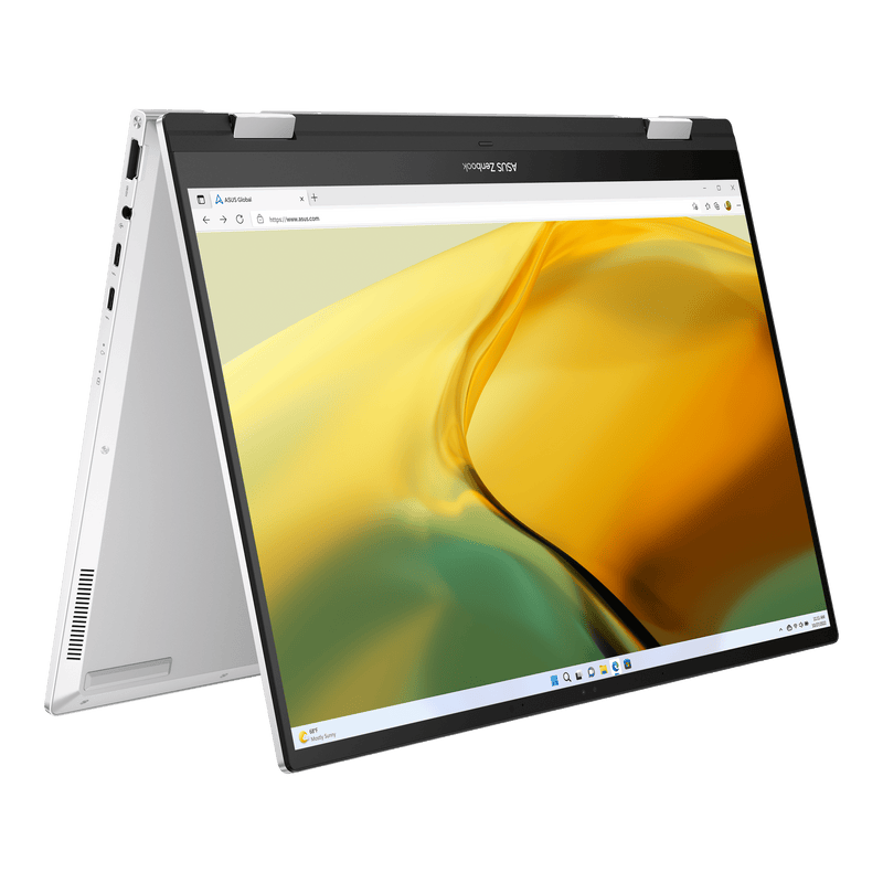 ASUS ZenBook 14 Flip - Silver / 14 Touch / 3K 2880x1800, OLED / i7-1360P / 16G / 1TB SSD / W11H (2 years warranty) - UP3404VA-OLED-S7009WTS 