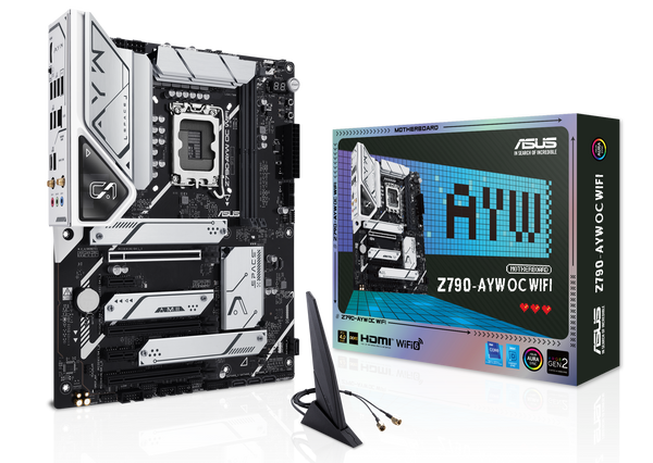 ASUS Z790-AYW OC WIFI DDR5,LGA 1700 ATX Motherboard