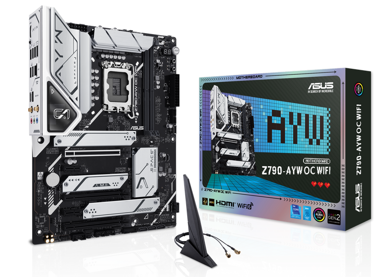 ASUS Z790-AYW OC WIFI DDR5,LGA 1700 ATX Motherboard