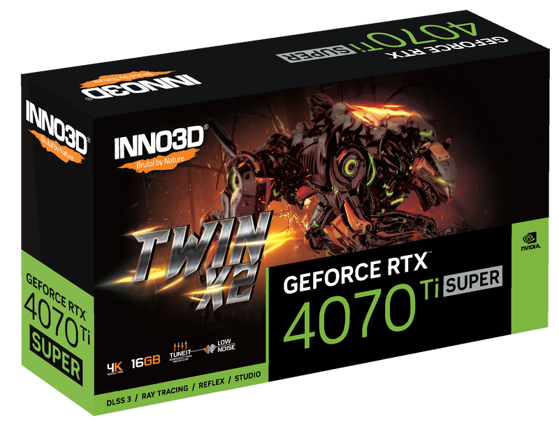 INNO3D GeForce RTX 4070 Ti Super TWIN X2 16GB GDDR6X 