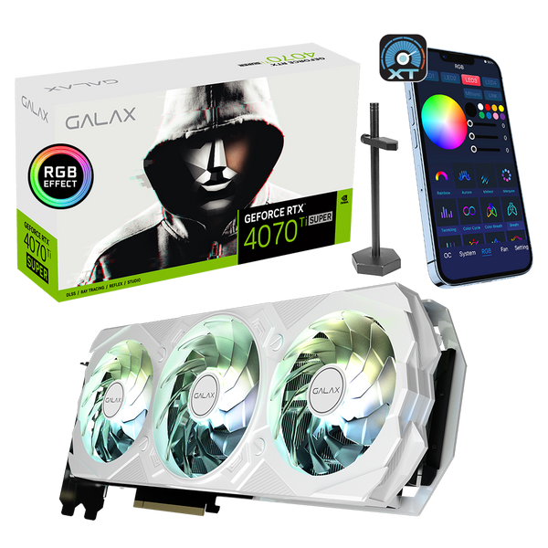 GALAX GeForce RTX 4070 Ti Super EX Gamer White 1-Click OC V2 16GB GDDR6X