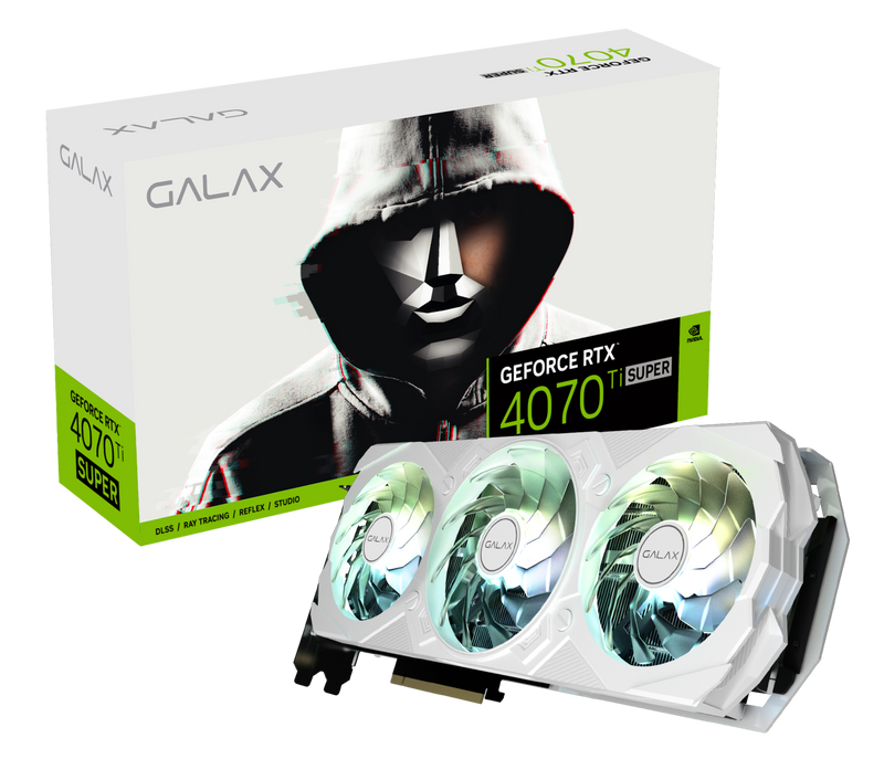 GALAX GeForce RTX 4070 Ti Super EX Gamer White 1-Click OC V2 16GB GDDR6X