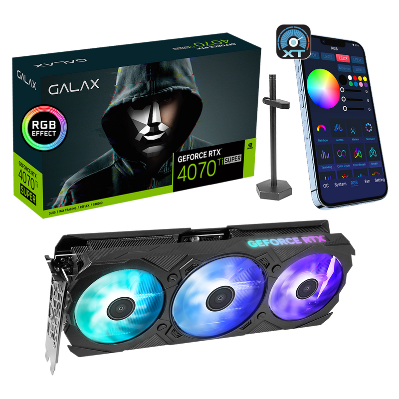 GALAX GeForce RTX 4070 Ti Super EX Gamer 1-Click OC V2 16GB GDDR6X