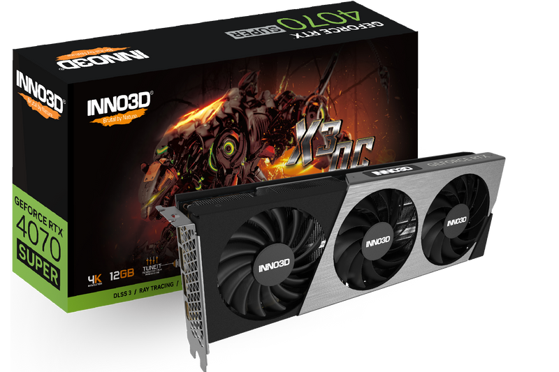 INNO3D GeForce RTX 4070 Super X3 OC 12GB GDDR6X 