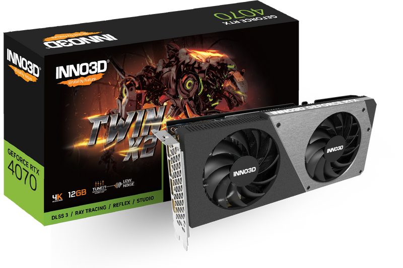 INNO3D RTX 4070 TWIN X2 12GB GDDR6X 