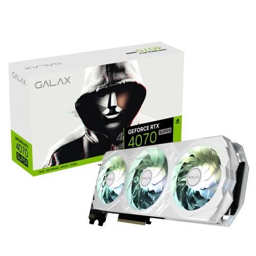 GALAX GeForce RTX™ 4070 SUPER EX Gamer White 1-Click OC 12GB GDDR6X