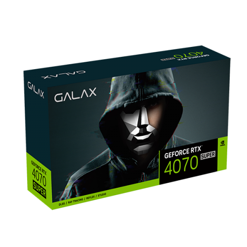 GALAX GeForce RTX™ 4070 SUPER EX Gamer Black 1-Click OC 12GB GDDR6X