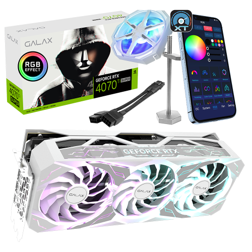 GALAX GeForce RTX™ 4070 Ti SUPER SG Plus White 1-Click OC 16GB GDDR6X