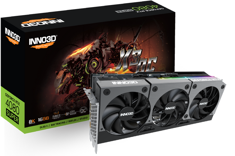 INNO3D GeForce RTX 4080 Super X3 OC 16GB GDDR6X 