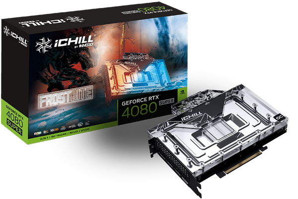 INNO3D GeForce RTX 4080 Super ICHILL Frostbite 16GB GDDR6X C408S-166XX-1870FB