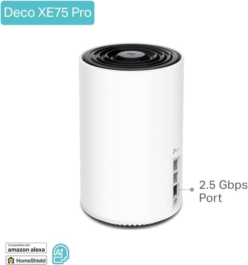 TP-Link Deco XE75 Pro AXE5400 Tri-band Wi-Fi 6E 2.5G WAN/LAN Mesh Router (3件裝) 送$300電子超市現金券