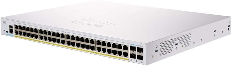 Cisco Business CBS350 48-Port Gigabit (370W PoE+) + 4-Port Gigabit SFP Uplink Managed Switch (CBS350-48P-4G-UK / NE-3548P4G)