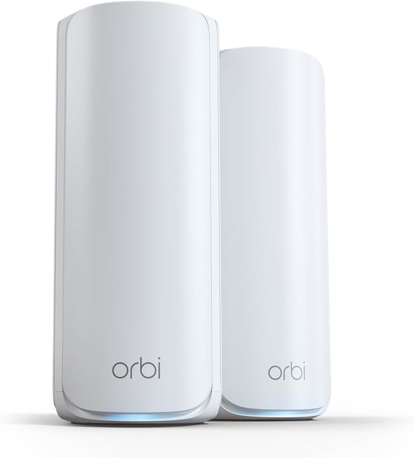 【NETGEAR 10月份優惠推介活動】NETGEAR Orbi RBE772 BE11000 Tri-Band WiFi 7 Mesh System (2件裝)