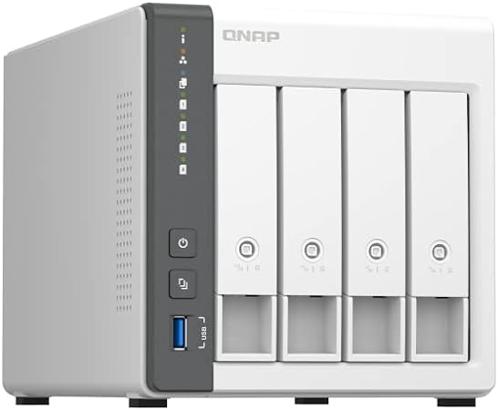 QNAP TS-433-4G 4-Bay NAS (ARM quad-core Cortex-A55 CPU, 4GB Ram) 